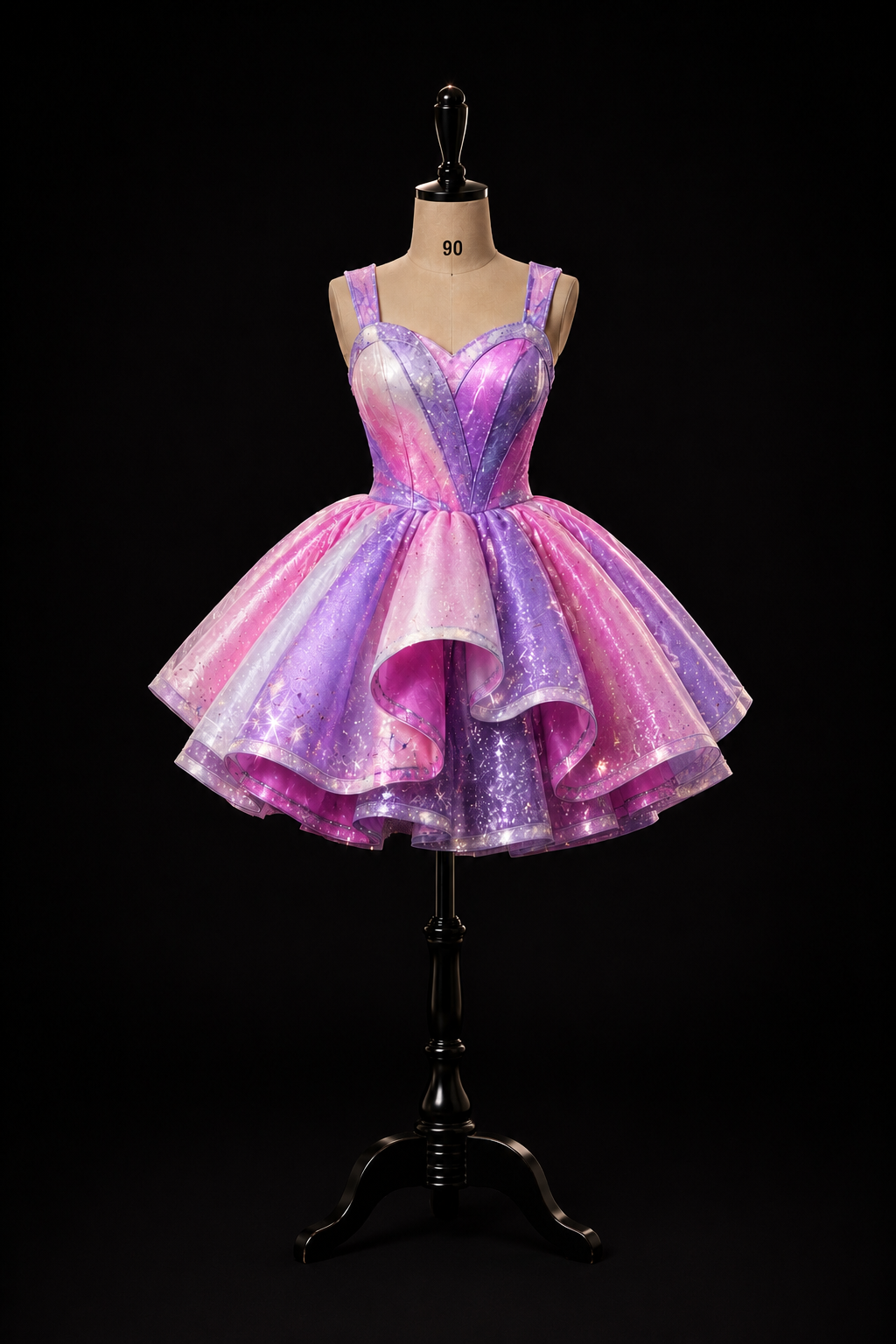 Vestido rosa de XV años
